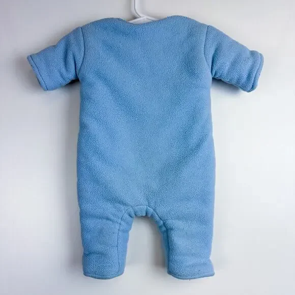 Baby Merlin’s Magic Sleepsuit Blue Fleece - Small 3-6 Months 12-18lbs - Picture 5 of 7